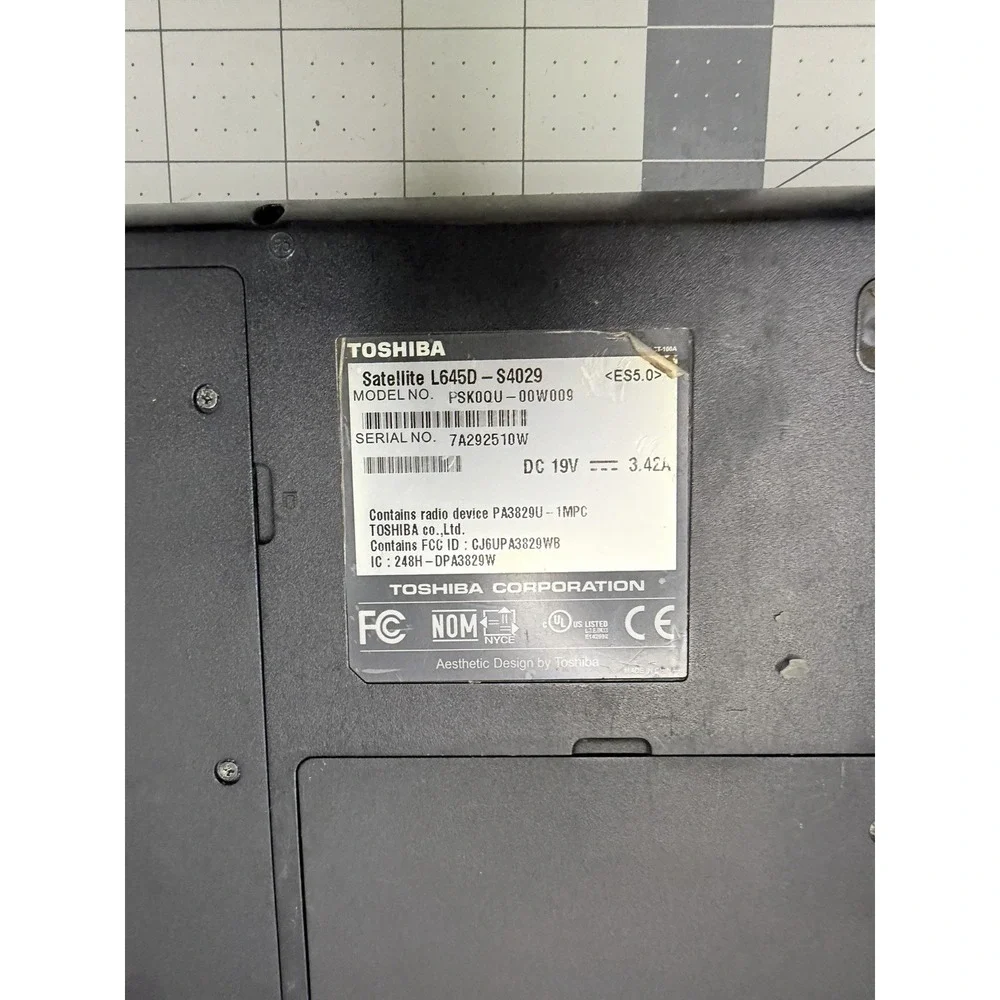 Toshiba Satellite L645D-S4029 Purple 14